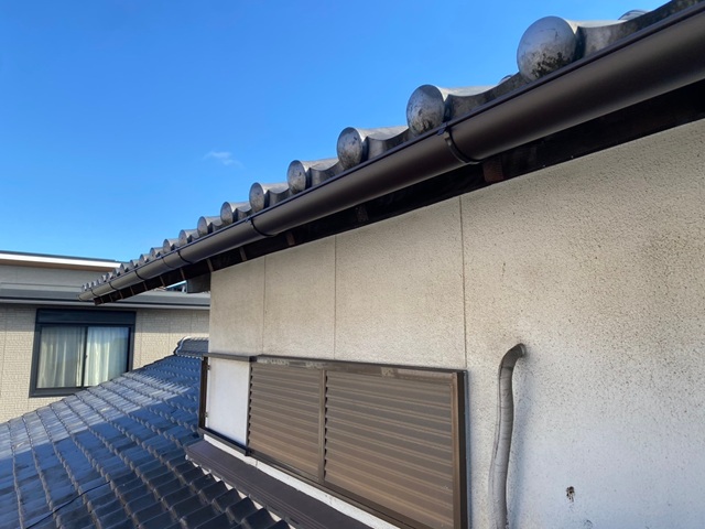 20241226　加古川市T様　雹　雨樋施工写真